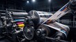© BlackBridge Media - Offset Printing Press Running Paper at High Speed
