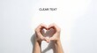 © Rimsha - Hands forming heart shape in soft natural light for love and wellness concept