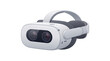 © Muhammad - White virtual reality headset with dual camera lenses for digital simulation