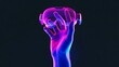 © Adnan - Futuristic virtual reality headset glowing with neon technology and digital innovation