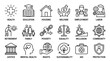 © Anaya - Set of diverse social welfare and community support icons for presentations and reports.