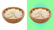 © Design Planer - Fresh cottage cheese in a wooden bowl
