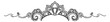 © vectortatu - Luxury crown header. Vintage calligraphic line divider