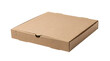 © Reshad - Closed brown cardboard pizza box
