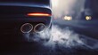 © Pavel - Car exhaust releases fumes showing pollution effects and symbolizing the need for carbon tax measures in urban areas
