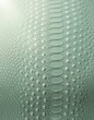 © Raking Light - Mint green reptile leather background with bright light gradient, exotic embossed texture, for banner, poster, presentation and web design