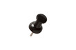 © Vadim Volodin - Black Push Pin Isolated on Transparent Background for Business Organization and Planning Concept