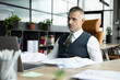 © be free - Overworked business manager. Angry businessman after project failure. Mature man feel anger by business problem. Businessman aggression. Business man feel angry and overworked. Career achievement