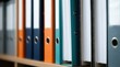 © SunSpirit - Organized technical documentation manuals in binders for accessible information storage.