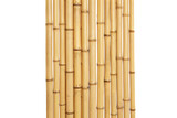 Natural bamboo poles wall panel background texture with eco friendly background material structure interior