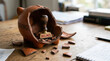 © MP-AI - Broken piggy bank credit report decline