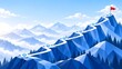 © abdul studio - Strategic business roadmap concept showing winding mountain path with glowing milestones leading to a red flag
