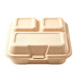 © UrFreepik360 - Eco friendly disposable food container with compartments on white