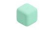 © huzi - Minimalist green cube rendered in a simple three-dimensional style.