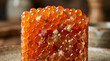 © kania - Gourmet Salmon Roe Tower with Herbs and Spices, Upscale Appetizer