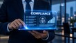 © Graphic Plenty - Navigating the complex landscape of regulatory compliance ensuring ethical business practices and maintaining trust in a modern globalized world