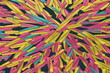 © lala - Abstract background of scattered colorful rectangular shapes
