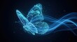 © Chayanan - A glowing technological butterfly concept showcasing transformation through digital art.