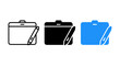 © Al Rafi - Graphic tablet icon set with stylus pen for digital drawing