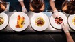 © BlackBridge Media - Chefs Plating Gourmet Dishes in Fine Dining Restaurant Kitchen