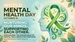 © mdhimel - World mental health day banner for nurturing minds and supporting each other