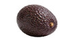 © spoong - Dark bumpy skinned Hass avocado with stem, isolated on transparent background