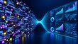 © Yusuf studio - Raw fragmented code and data blocks converging into an organized analytics dashboard with charts and world map for business intelligence