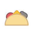 © celly - Stylized taco illustration isolated on transparent background
