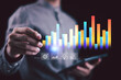 © Images for you - Marketing analyst evaluates performance analytics and growth metrics using data visualization, campaign insights, strategic planning, market trends, KPI tracking, data driven decision making growth.