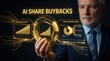 © FiligreeDigital - Businessman leveraging advanced AI algorithms and data analytics for optimizing corporate share repurchase programs and market strategies and growth