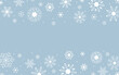 © kornkun - snowflake invitation card, winter frame, christmas decoration