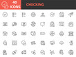 © kornkun - set of check mark icons, checking, checkbox, approve