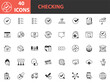 © kornkun - set of check mark icons, checking, checkbox, approve