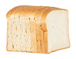© devdesignnotes - Sliced white bread loaf with golden crust texture isolated as a single bakery food product for healthy breakfast nutrition recipes shown 