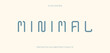 © Twinkle - Minimal, Abstract technology futuristic alphabet font. digital space typography vector illustration design