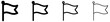 © Viktoriia - Waving flag line icon for location marker