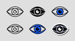 © BestFren - Floating Eye Vision Icon Vector Variations