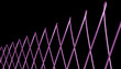 © ADDICTIVE STOCK - Purple glowing zigzag lines on black abstract background
