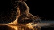 © Ирина Рычко - Person meditating with energy particles spreading