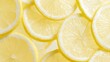 © Emilio - Overlapping lemon slices with bright citrus texture, fresh food backdrop for recipes, packaging, wellness and summer design