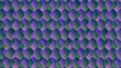 © Foysal - Abstract geometric pattern with overlapping purple with repeating grid