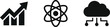 © Shakera - Business expansion atomic design and cloud technology icons illustrate innovative concepts for digital transformation and progress
