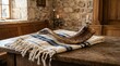 © FryArt - Shofar and tallit on a wooden table in a synagogue
