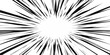 © Md Abdul Aziz  - black and white radial action speed line vignette background for comic manga focus zoom burst banner