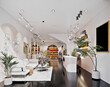 © murattellioglu - Modern Beauty Salon, Hair Dressing, Spa and Makeup Studio. 3D Interior Render