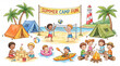 © ENDRY - Summer Camp Beach Fun Kids.