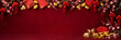© Sanjay Design - Studio banner 2027 year of the goat with golden goat and red corner ornaments new year