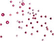 © Ksuview - Pink And Red Shiny Metallic Scattered Rhinestones Decoration