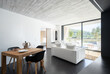 © ADDICTIVE STOCK - Luxury villa interior with panoramic garden view in Catalonia