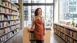 © ADDICTIVE STOCK - Smiling entrepreneur in an independent bookstore interior